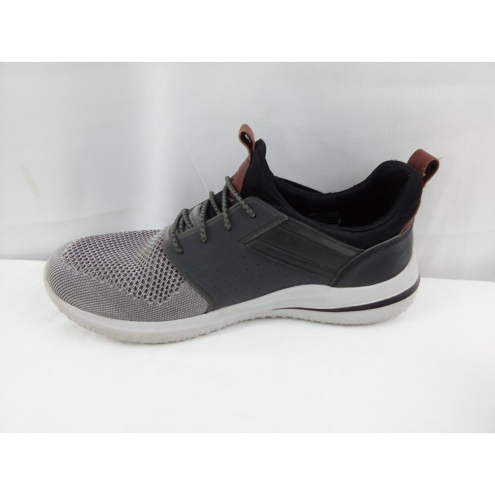 Skechers 3.0 Cicada Shoes Air-Cooled Memory Foam Gray Slip Ons Men’s Size 7.5 - Picture 7 of 11